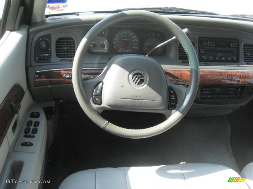 2004 Grand Marquis LS - Light Ice Blue Metallic / Light Flint photo #12