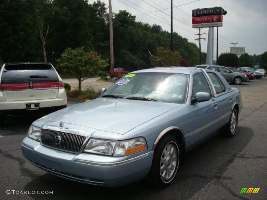 Light Ice Blue Metallic Mercury Grand Marquis