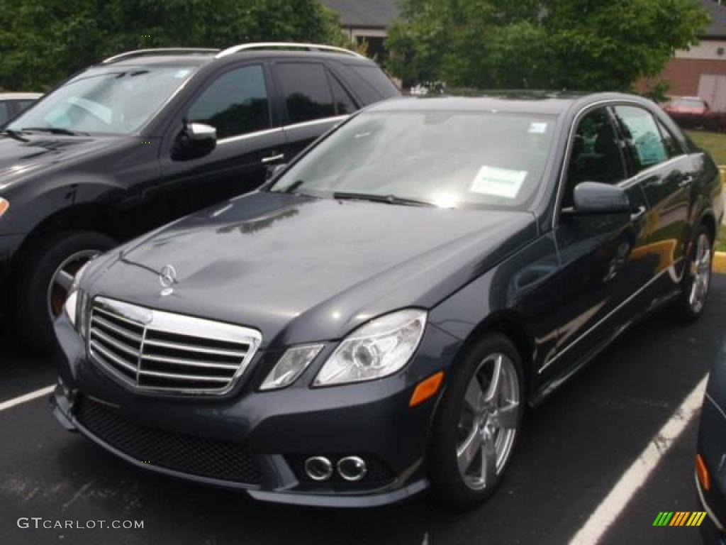 2010 E 350 Sedan - Steel Grey Metallic / Black photo #1