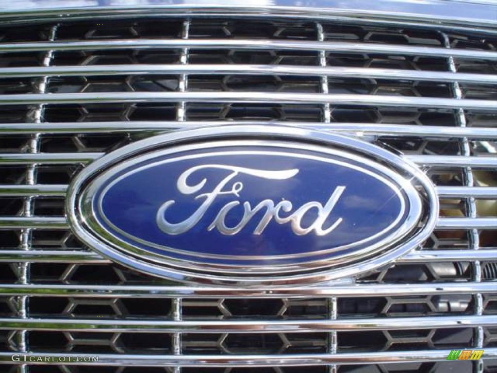 2005 F150 Lariat SuperCrew - Oxford White / Tan photo #12