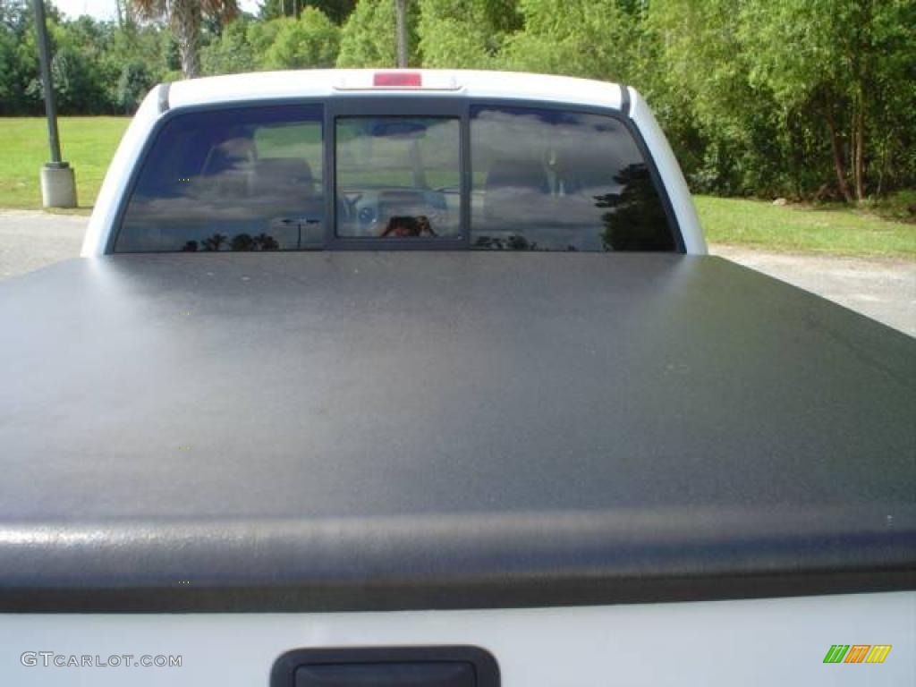 2005 F150 Lariat SuperCrew - Oxford White / Tan photo #15