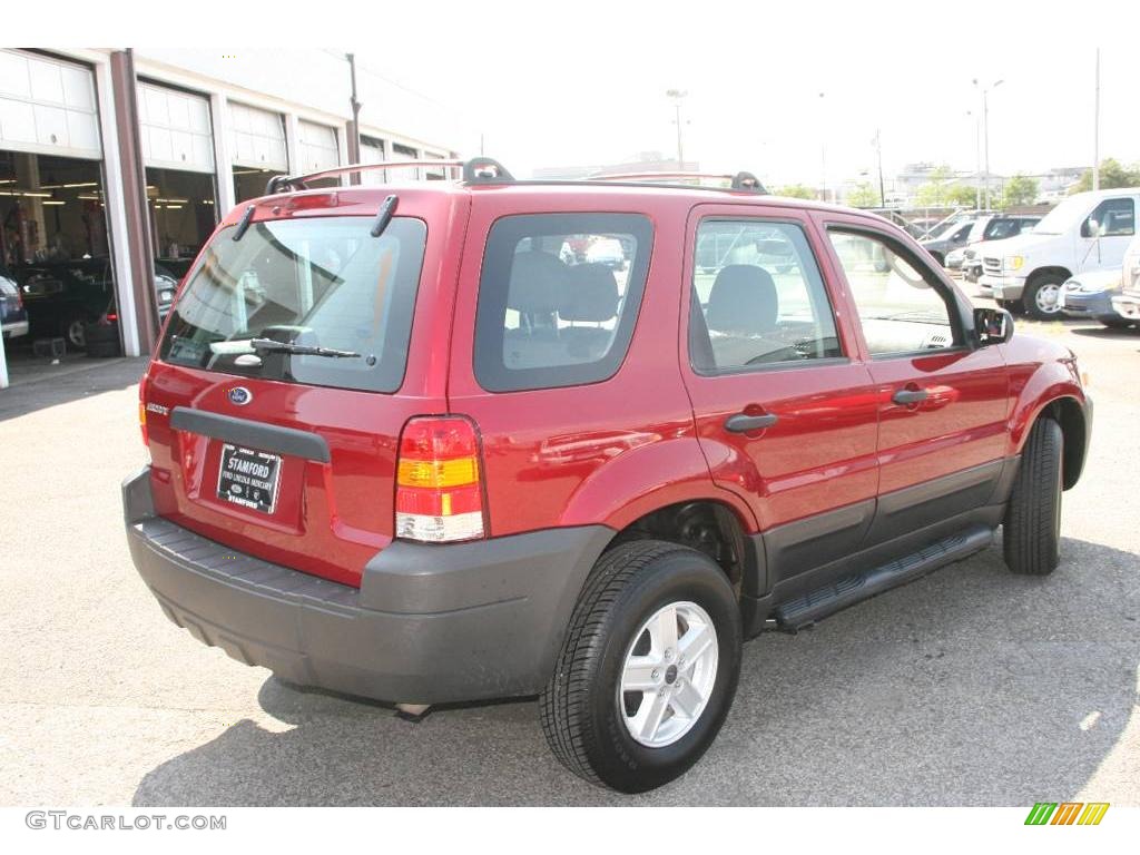 2006 Escape XLS 4WD - Redfire Metallic / Medium/Dark Flint photo #5