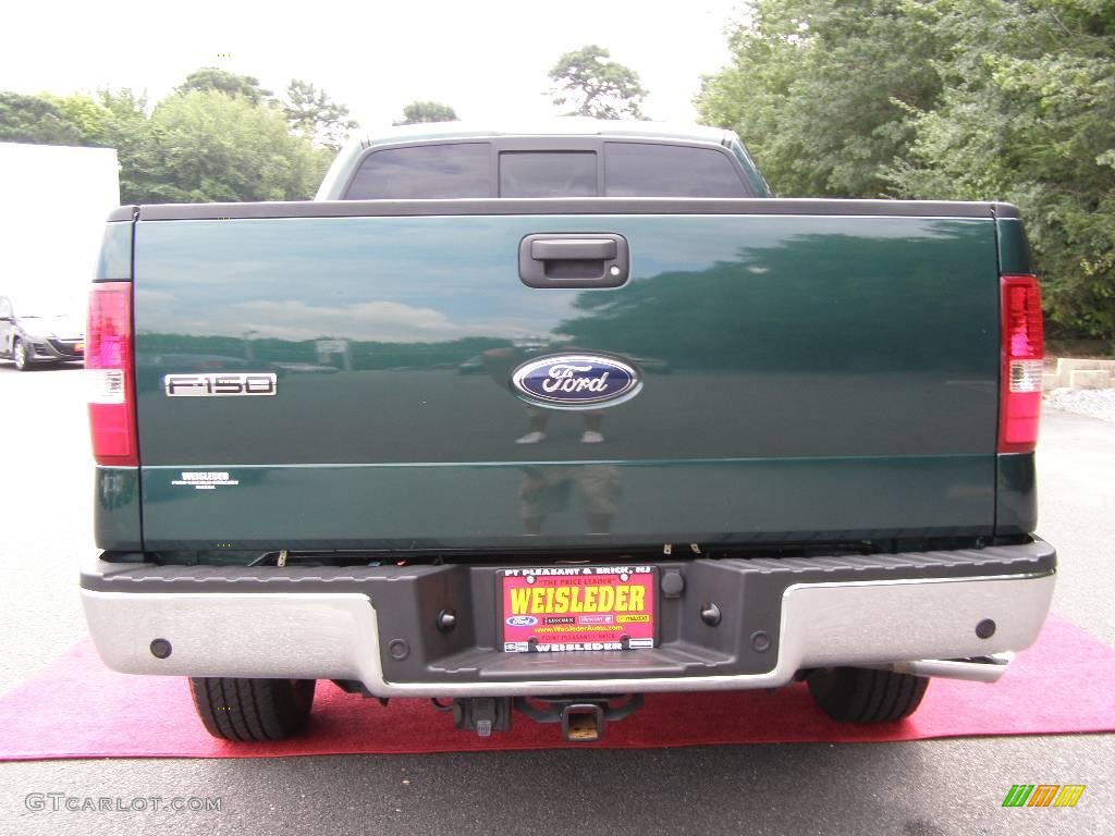 2007 F150 XLT SuperCab - Forest Green Metallic / Medium Flint photo #8