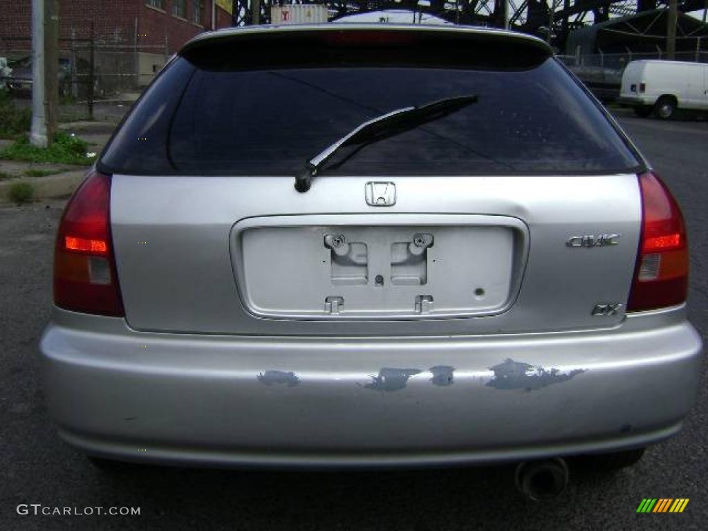1996 Civic DX Hatchback - Vogue Silver Metallic / Gray photo #4