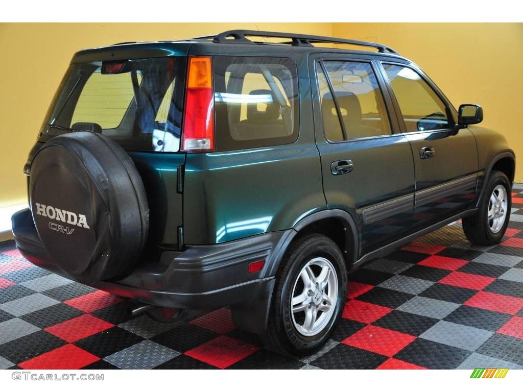 1999 CR-V EX 4WD - Clover Green Pearl / Charcoal photo #6
