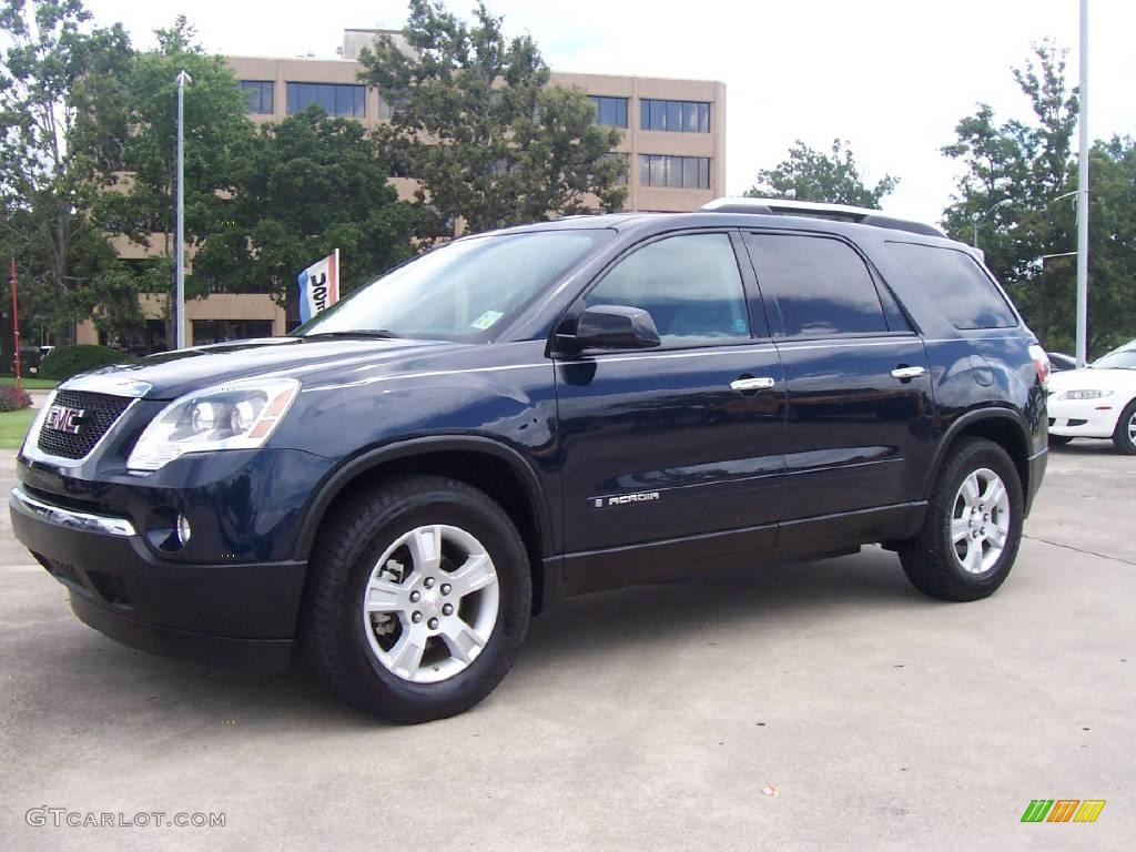 Deep Blue Metallic GMC Acadia