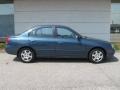 2003 Ocean Blue Hyundai Elantra GLS Sedan  photo #2