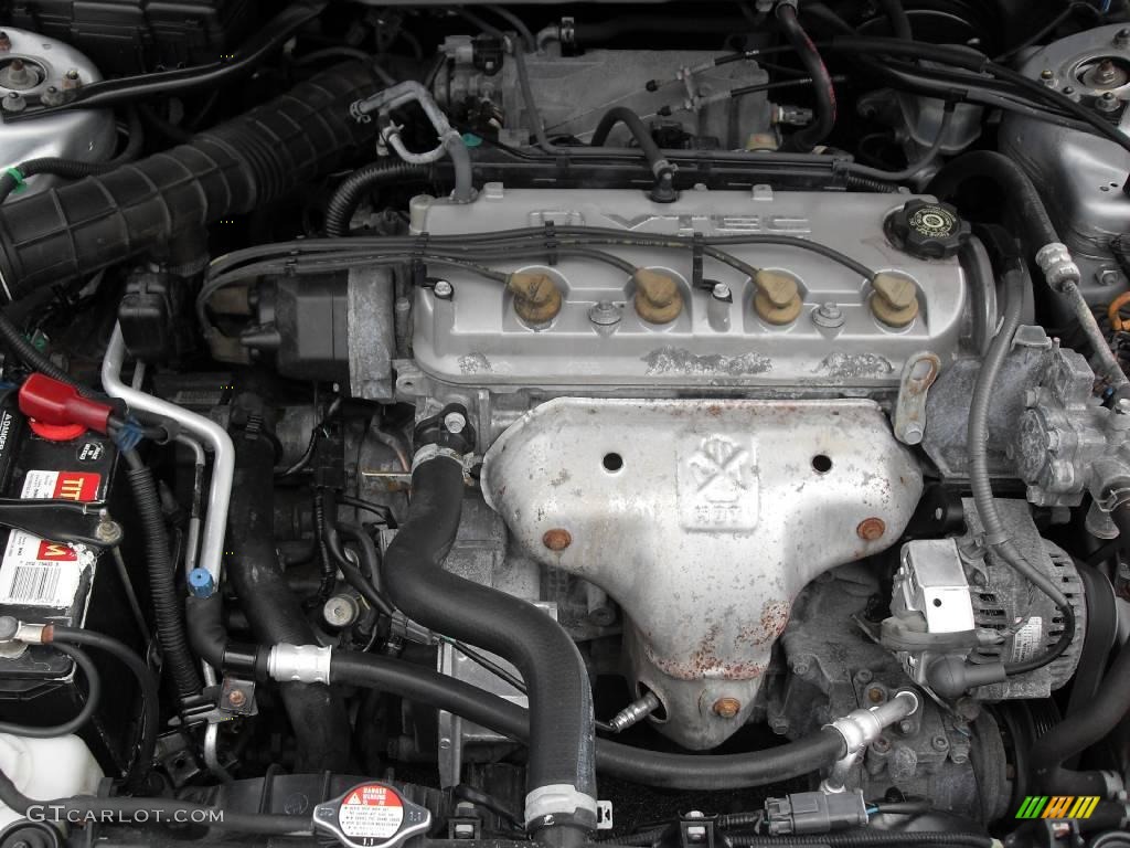 2001 Accord EX Coupe - Satin Silver Metallic / Charcoal photo #19