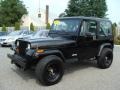 1990 Black Jeep Wrangler S 4x4  photo #3