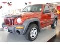 2002 Salsa Red Pearlcoat Jeep Liberty Sport  photo #2