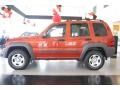 2002 Salsa Red Pearlcoat Jeep Liberty Sport  photo #3