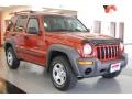 2002 Salsa Red Pearlcoat Jeep Liberty Sport  photo #9