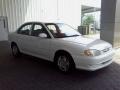 2000 White Kia Sephia LS  photo #4