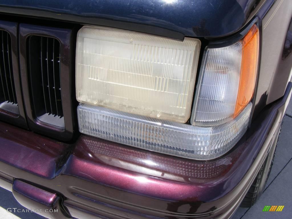 1997 Grand Cherokee Limited 4x4 - Dark Rosewood Pearl / Agate Black photo #10