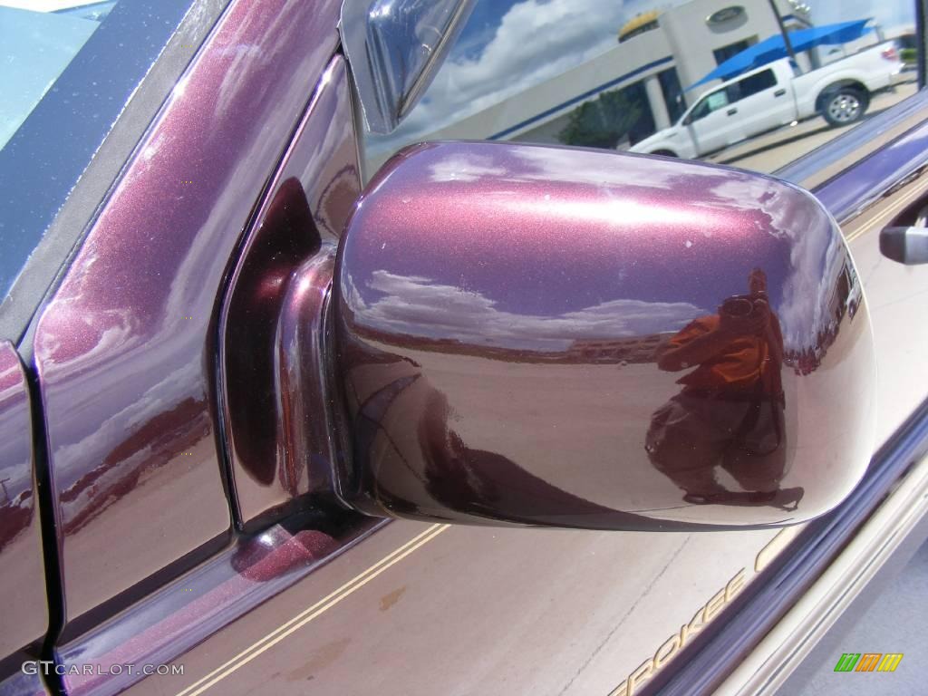 1997 Grand Cherokee Limited 4x4 - Dark Rosewood Pearl / Agate Black photo #13