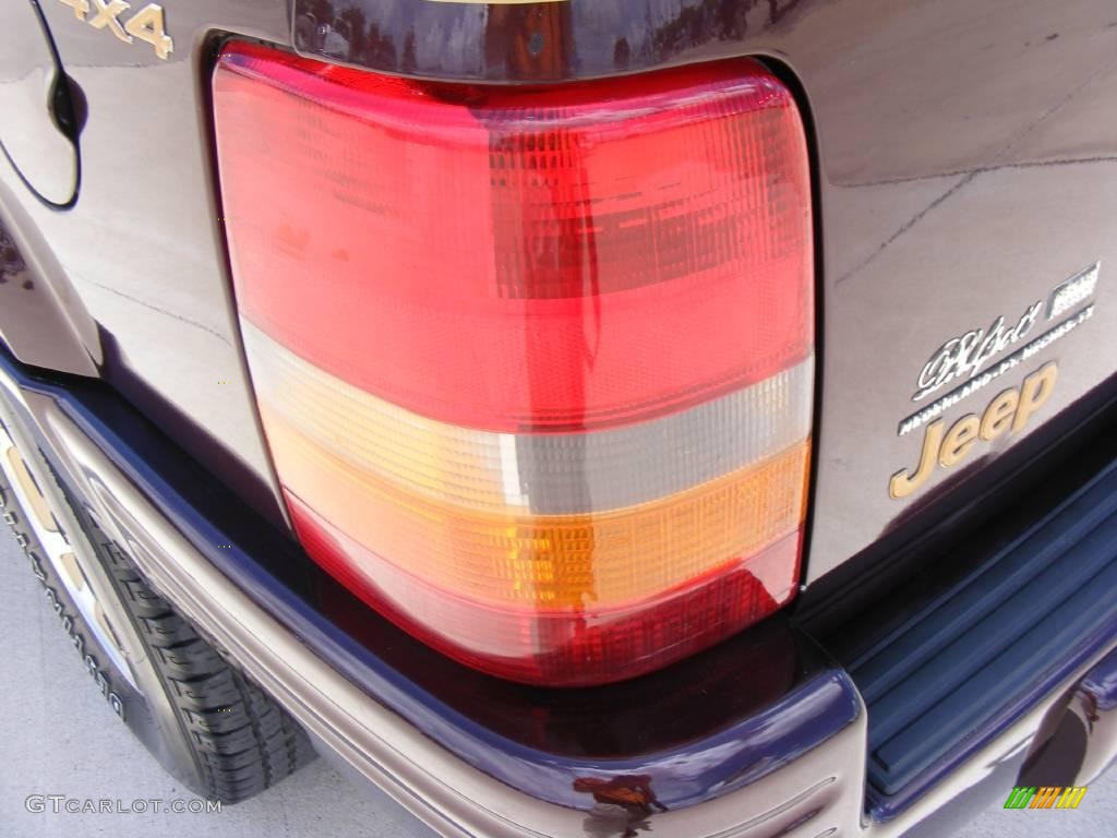 1997 Grand Cherokee Limited 4x4 - Dark Rosewood Pearl / Agate Black photo #16