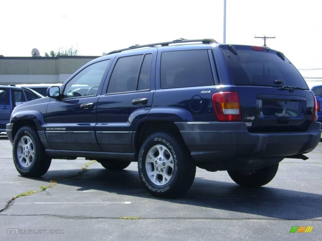 2000 Grand Cherokee Laredo 4x4 - Patriot Blue Pearlcoat / Agate photo #5