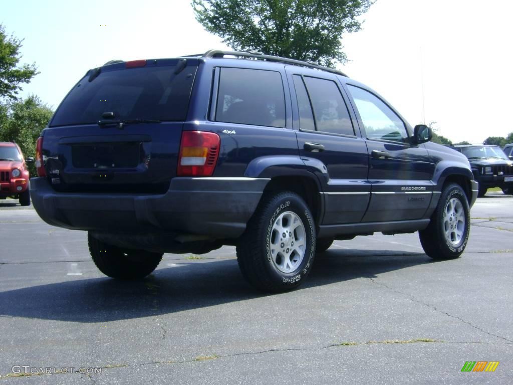 2000 Grand Cherokee Laredo 4x4 - Patriot Blue Pearlcoat / Agate photo #7