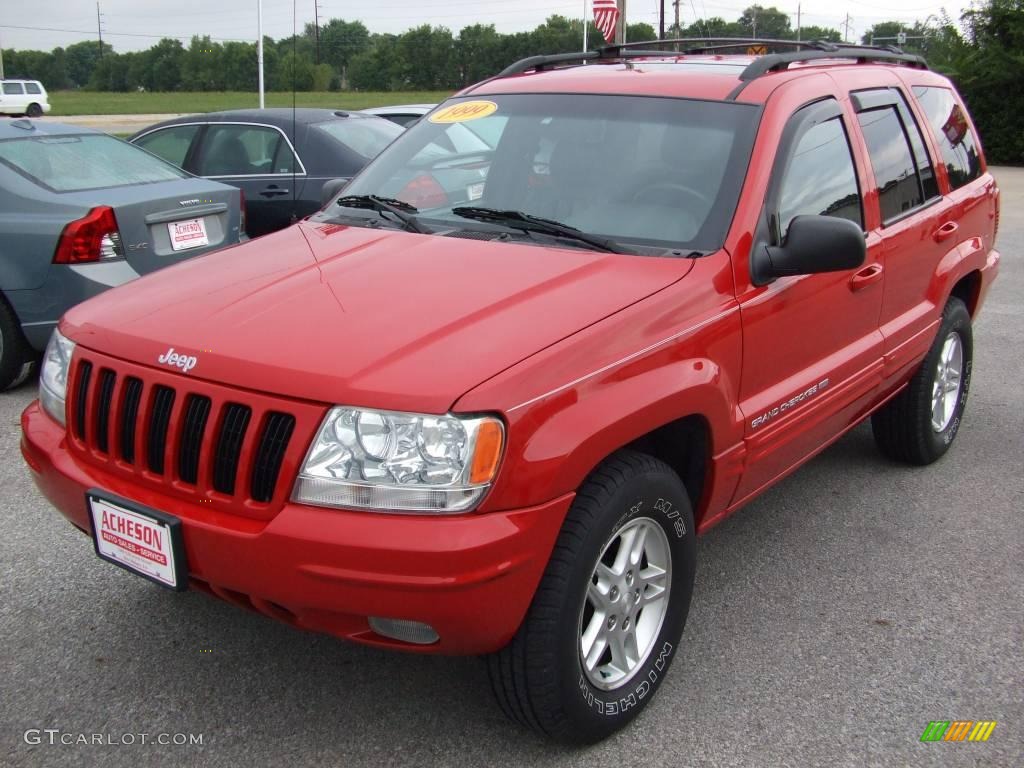 Flame Red Jeep Grand Cherokee