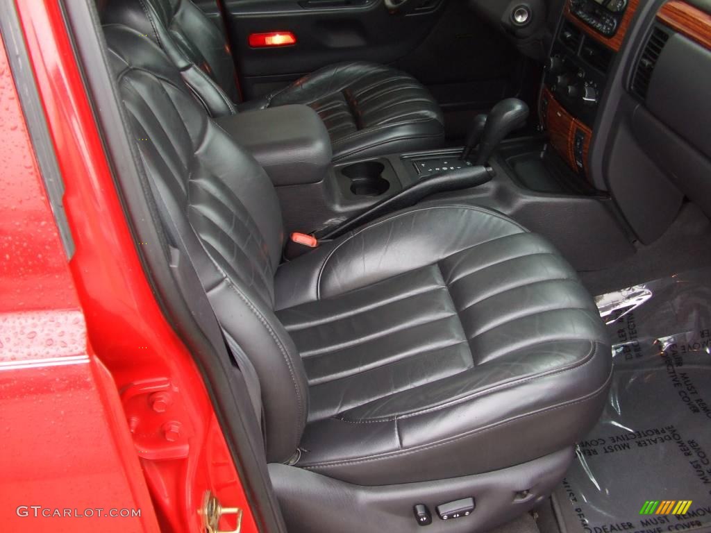 1999 Grand Cherokee Limited 4x4 - Flame Red / Agate photo #23