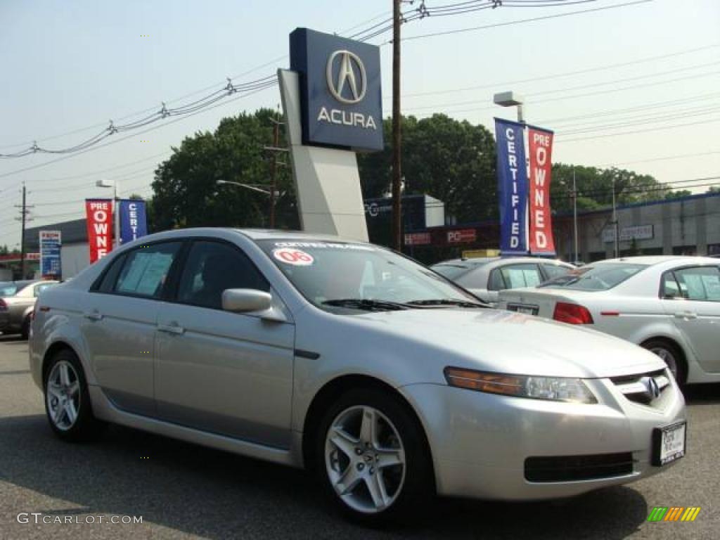 Alabaster Silver Metallic Acura TL