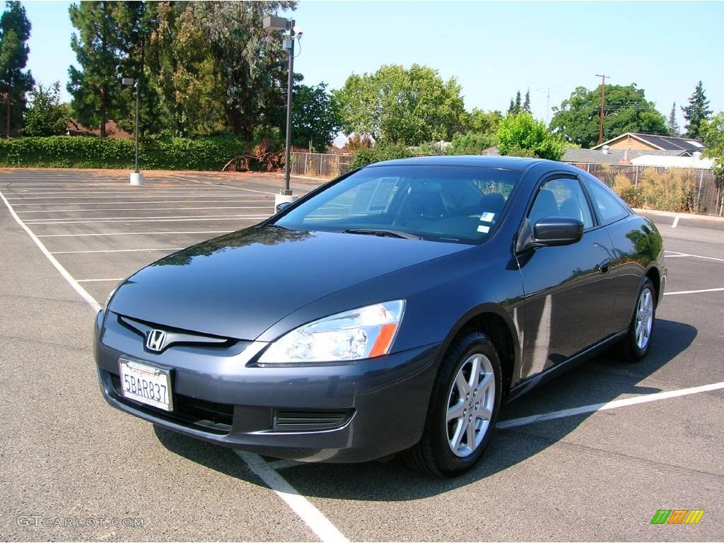 2006 Accord EX V6 Coupe - Graphite Pearl / Black photo #1