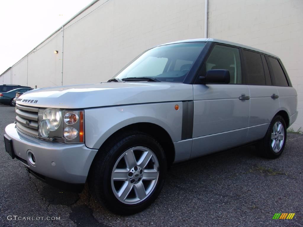 2004 Range Rover HSE - Zambezi Silver Metallic / Charcoal/Jet Black photo #6