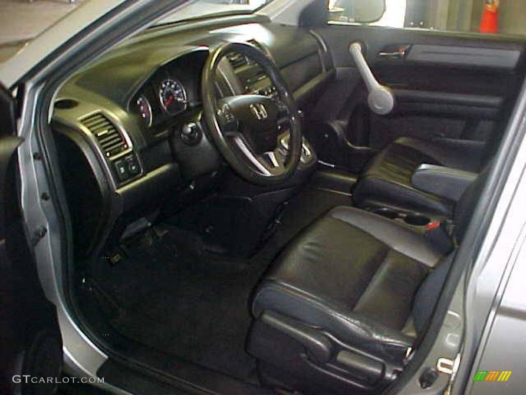 2007 CR-V EX-L 4WD - Whistler Silver Metallic / Black photo #6