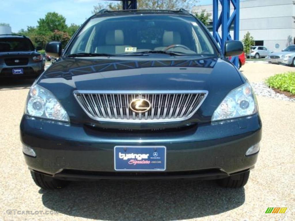 2005 RX 330 AWD - Black Forest Green Pearl / Ivory photo #8