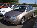 2005 Sand Beige Kia Spectra LX Sedan  photo #5