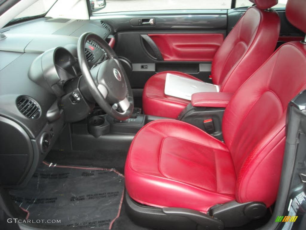 2005 New Beetle Dark Flint Edition Convertible - Platinum Grey Metallic / Bordeaux Red photo #10