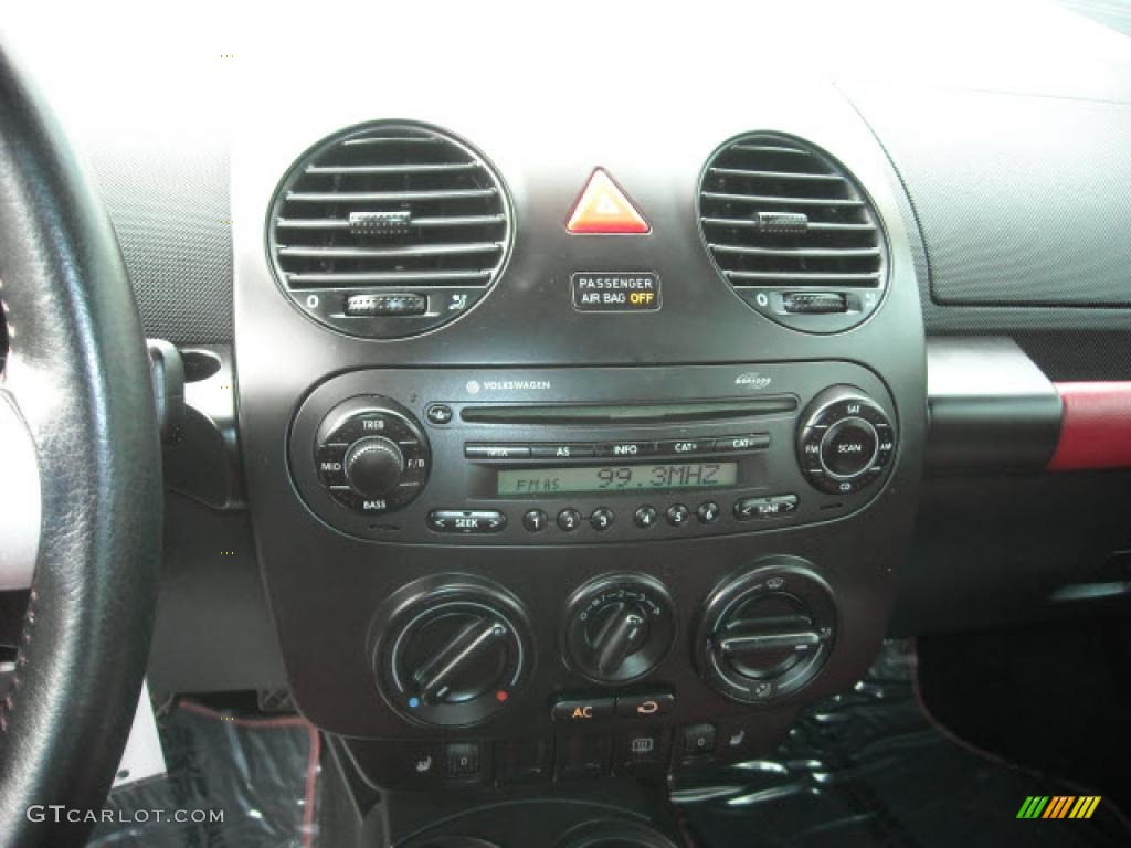 2005 New Beetle Dark Flint Edition Convertible - Platinum Grey Metallic / Bordeaux Red photo #12