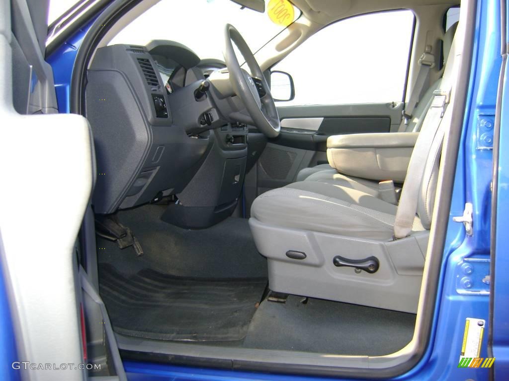 2007 Ram 1500 SLT Quad Cab 4x4 - Electric Blue Pearl / Medium Slate Gray photo #10