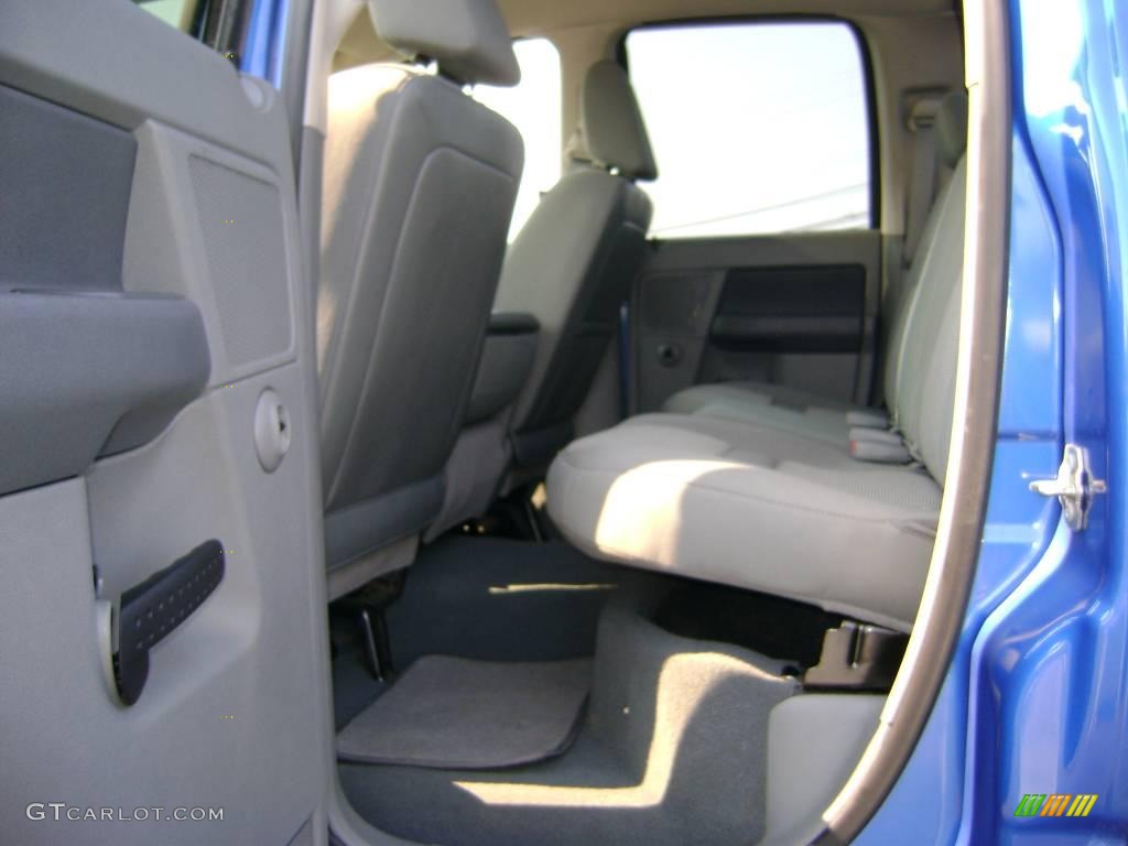 2007 Ram 1500 SLT Quad Cab 4x4 - Electric Blue Pearl / Medium Slate Gray photo #12