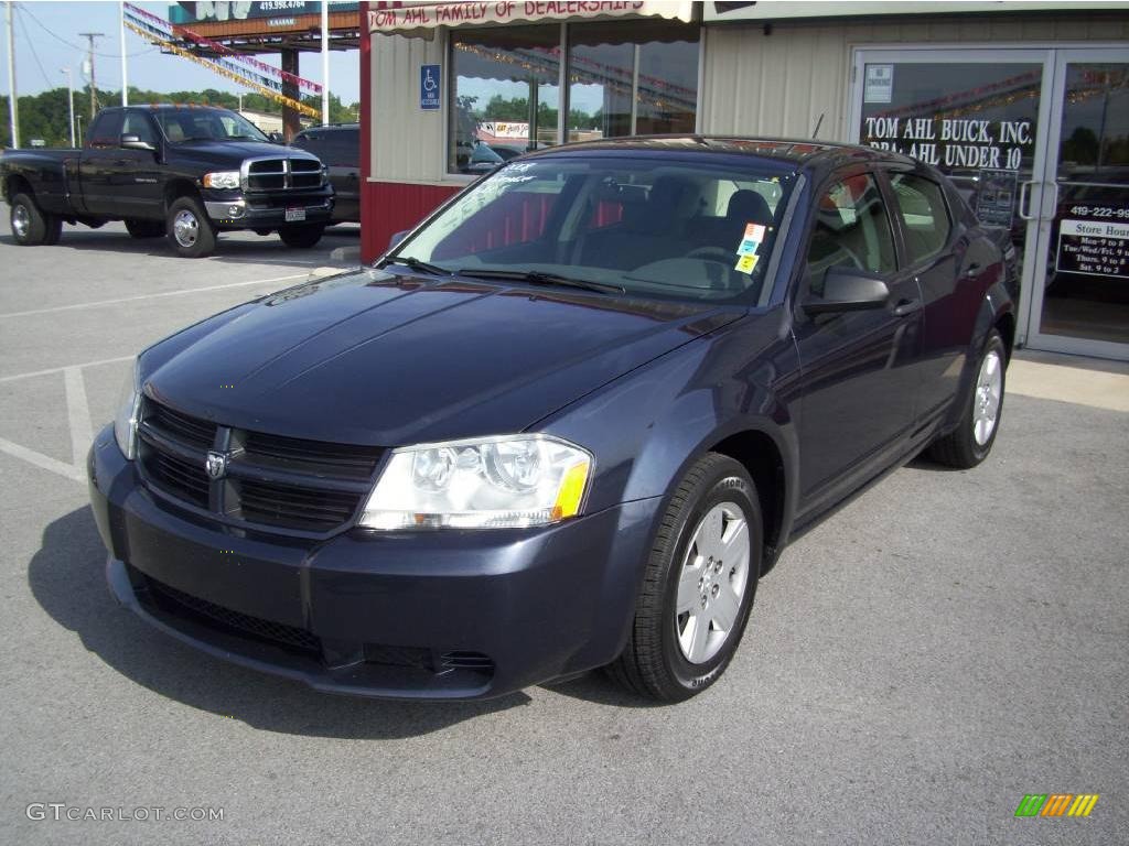 2008 Modern Blue Pearl Dodge Avenger Se 16375860 Gtcarlot