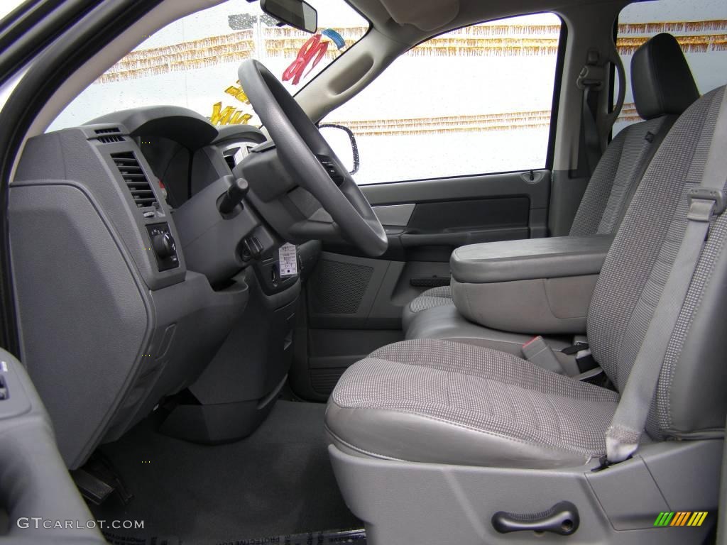 2008 Ram 1500 Lone Star Edition Quad Cab 4x4 - Bright White / Medium Slate Gray photo #9