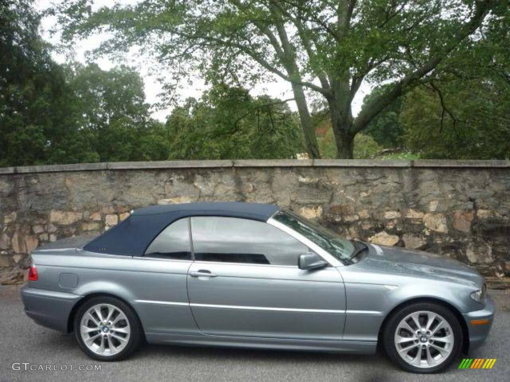 2006 3 Series 330i Convertible - Quartz Blue Metallic / Grey photo #15