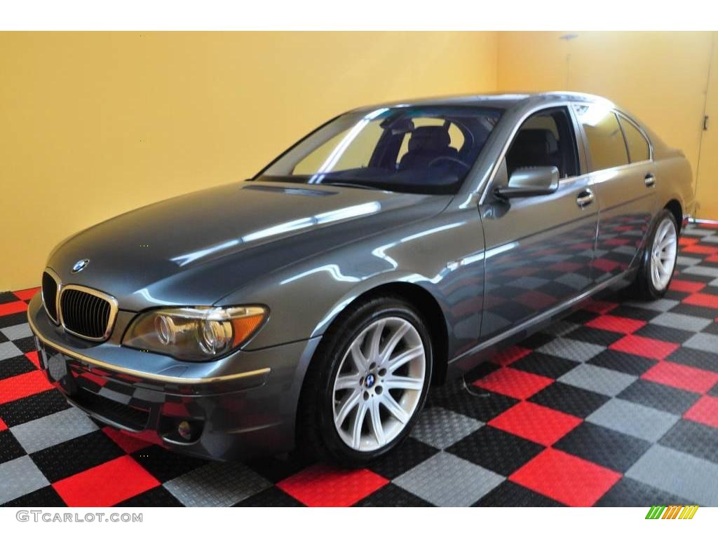 2006 7 Series 750i Sedan - Titanium Grey Metallic / Black/Black photo #3