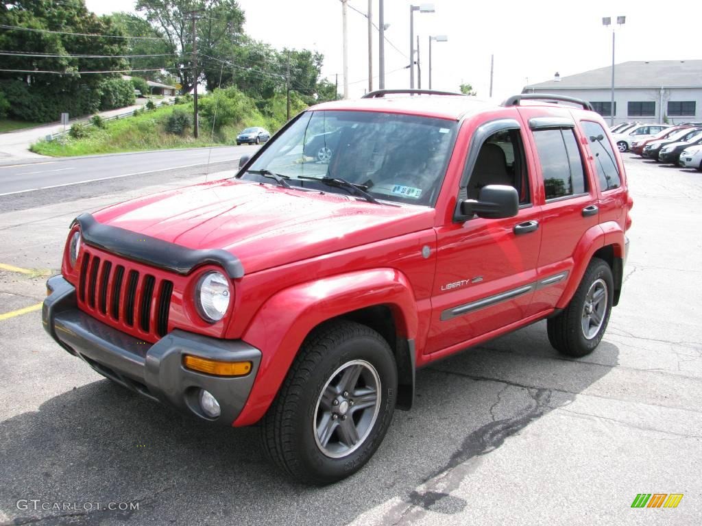 2004 Liberty Rocky Mountain Edition 4x4 - Flame Red / Dark Slate Gray/Taupe photo #5