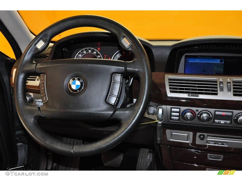 2006 7 Series 750i Sedan - Titanium Grey Metallic / Black/Black photo #6