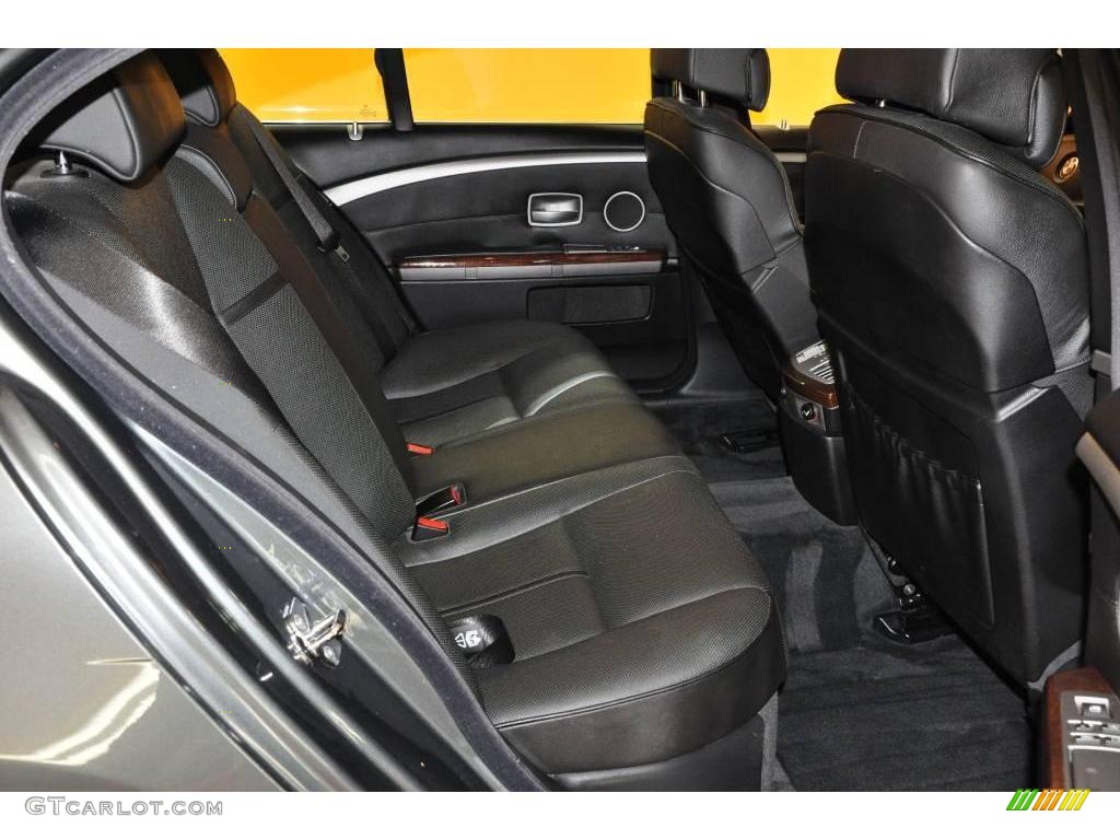 2006 7 Series 750i Sedan - Titanium Grey Metallic / Black/Black photo #15