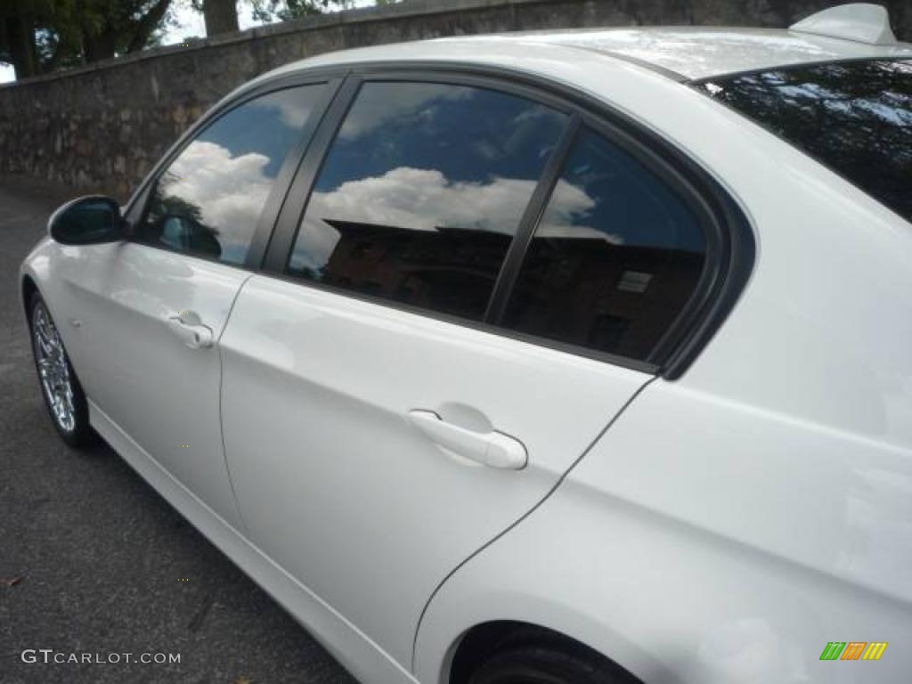 2007 3 Series 328i Sedan - Alpine White / Beige photo #15