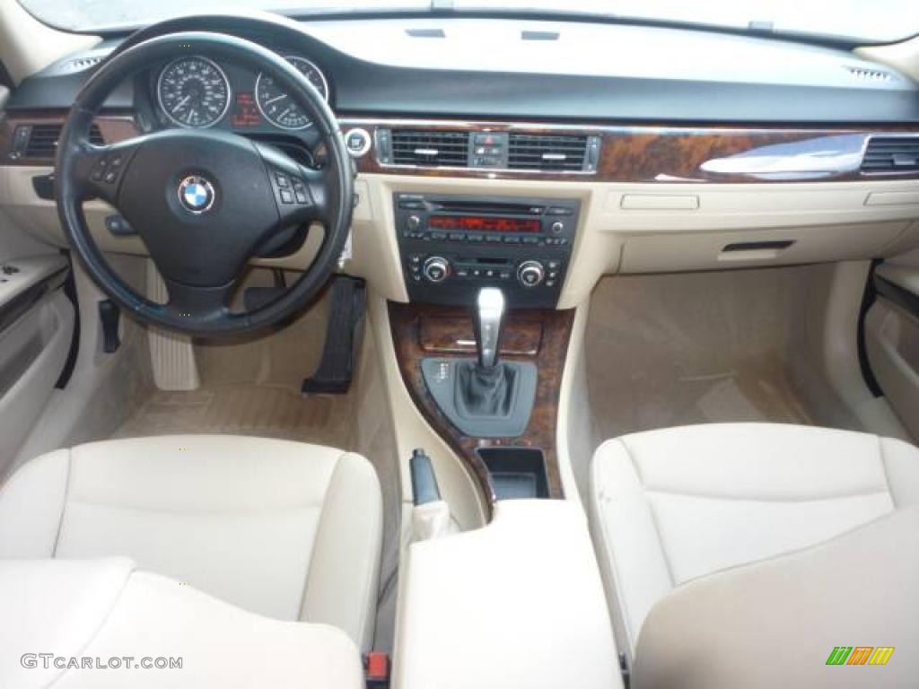2007 3 Series 328i Sedan - Alpine White / Beige photo #19