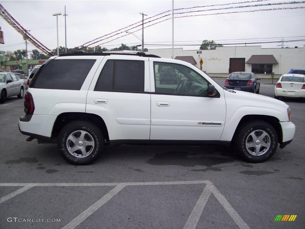 2004 TrailBlazer LT 4x4 - Summit White / Dark Pewter photo #6