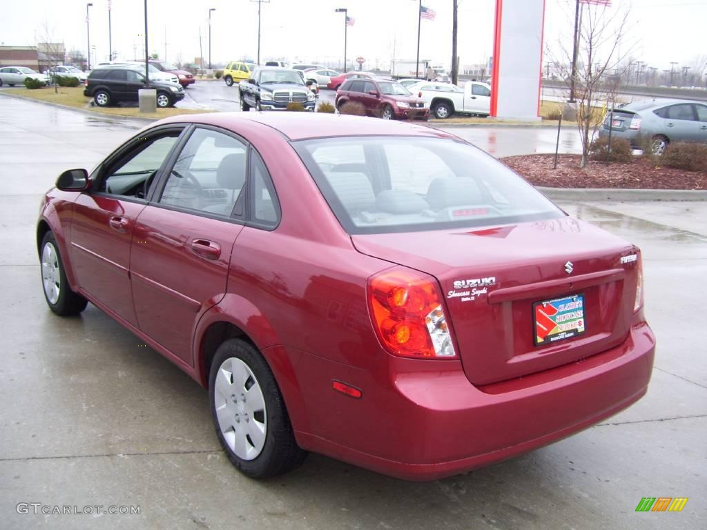 2008 Fusion Red Metallic Suzuki Forenza 1621973 Photo 5 GTCarLot