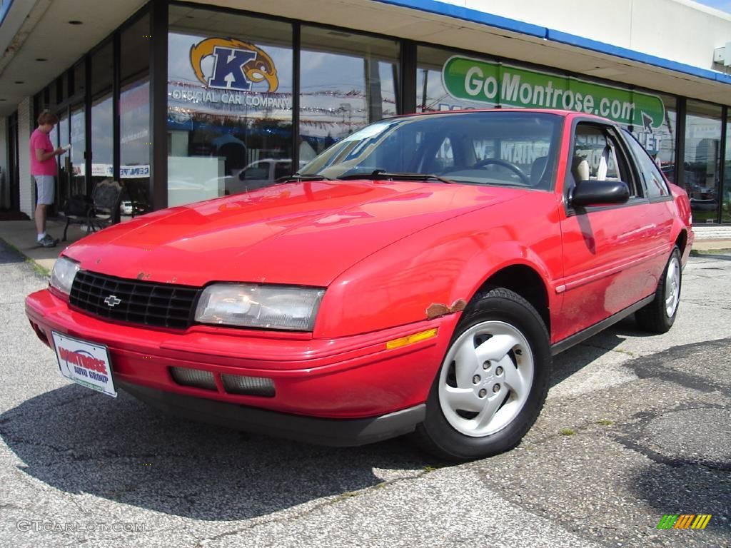 Bright Red Chevrolet Beretta