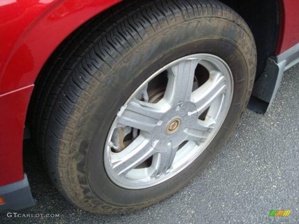 2004 Pacifica AWD - Inferno Red Pearl / Light Taupe photo #9