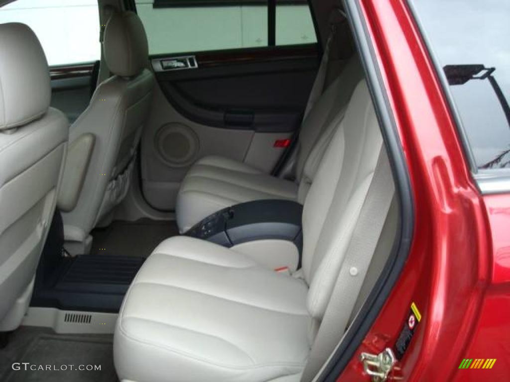 2004 Pacifica AWD - Inferno Red Pearl / Light Taupe photo #11