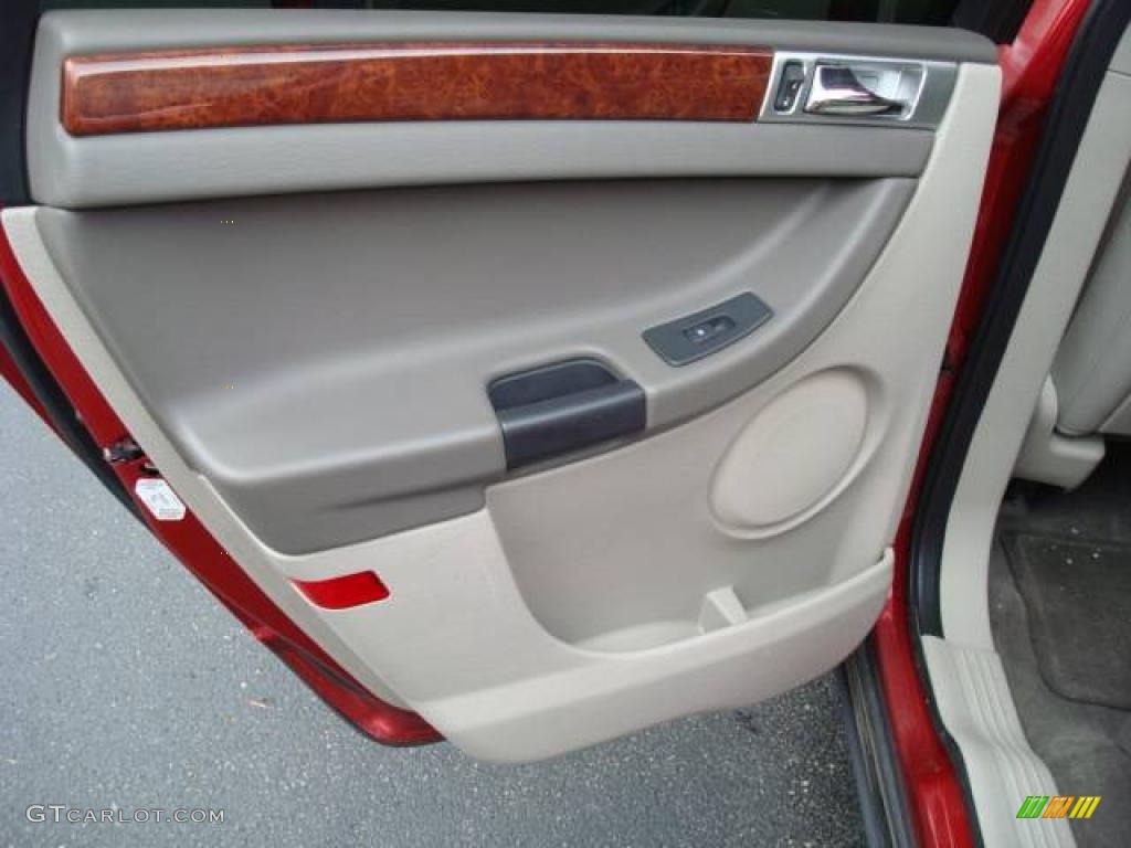 2004 Pacifica AWD - Inferno Red Pearl / Light Taupe photo #14