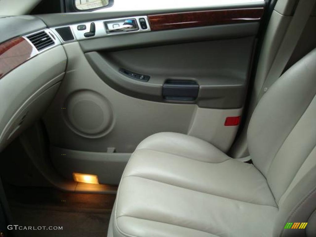 2004 Pacifica AWD - Inferno Red Pearl / Light Taupe photo #17